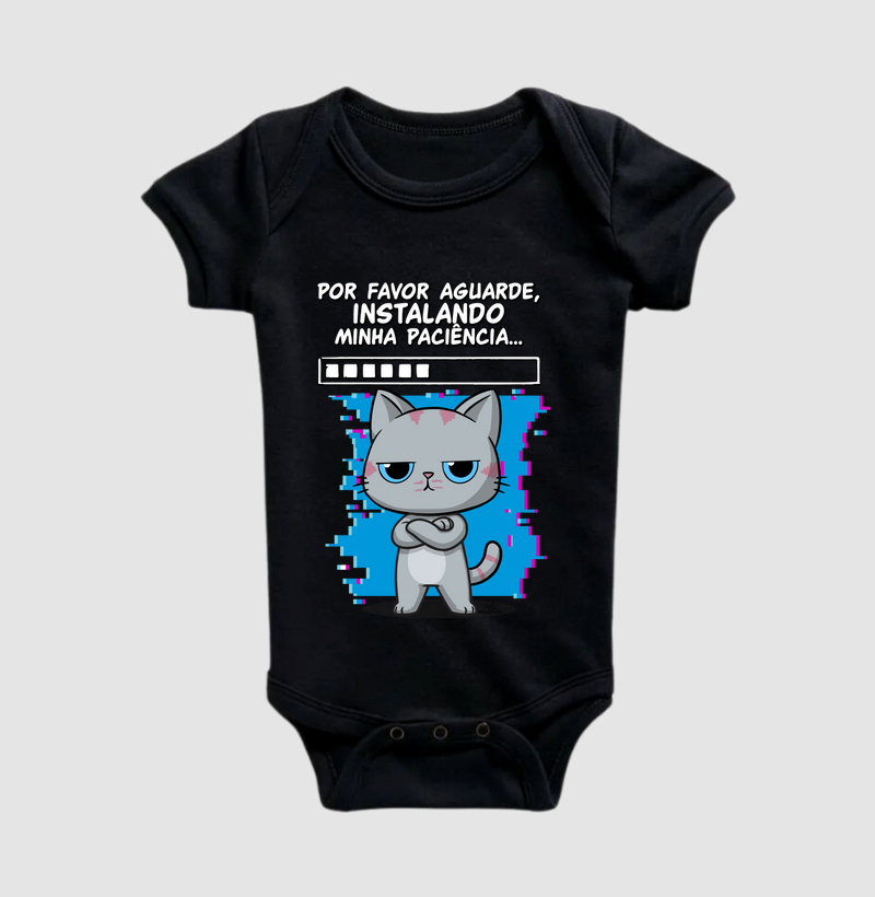 Camiseta Gato Sincero Paciência - Imagem 2