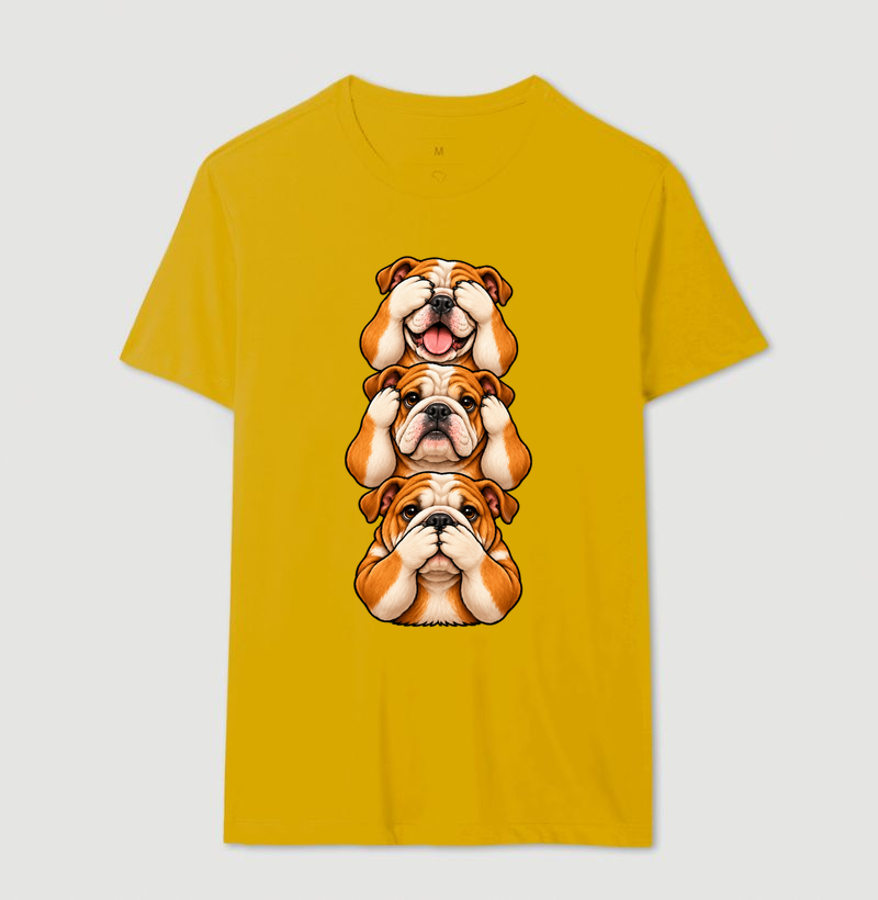 Ver, Ouvir e Falar versão Bulldog (minimal) - Imagem 12
