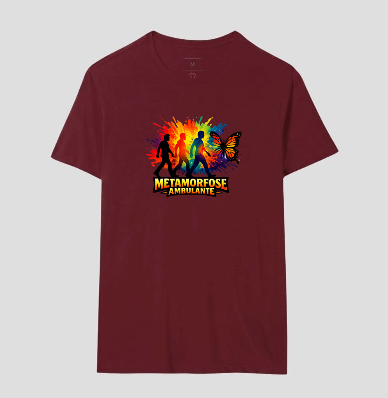 Camiseta Metamorfose Ambulante. Coleção Música. Masculina e Feminina. Algodão Premium - Imagem 13