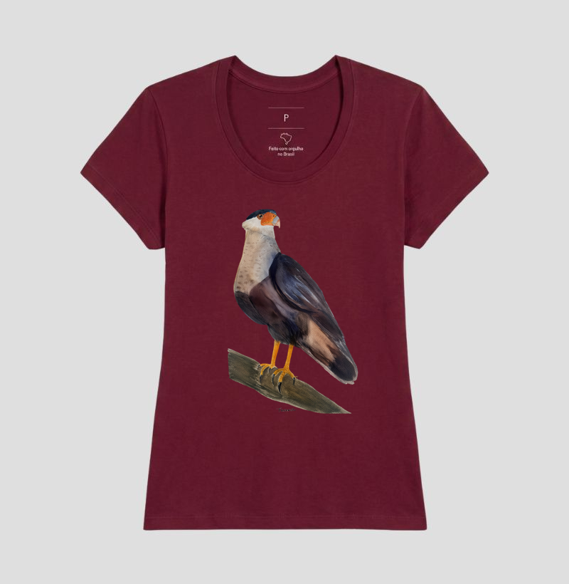 Camiseta Carcará – Aves do Brasil - Imagem 16