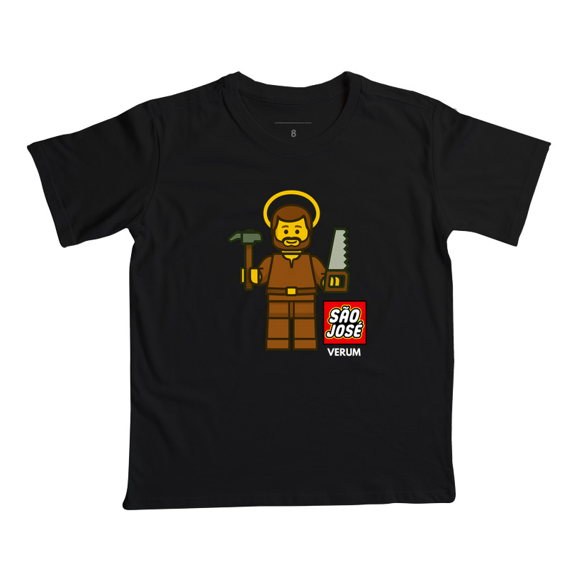 Camiseta São Josego – São José Carpinteiro | Camiseta Católica Infantil - Imagem 7