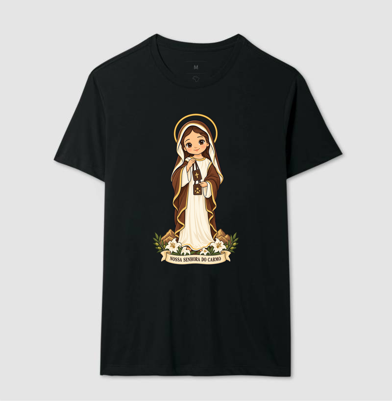 Nossa Senhora do Carmo estilo chibi - Imagem 2