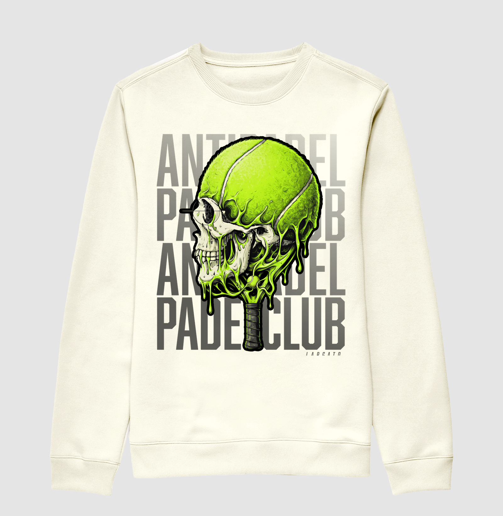 Camiseta Anti-Padel Caveira Prata - Imagem 2