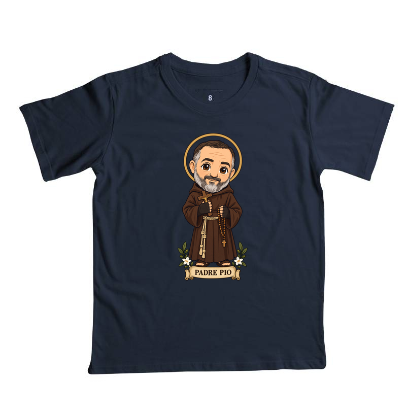 Padre Pio estilo chibi - Imagem 4