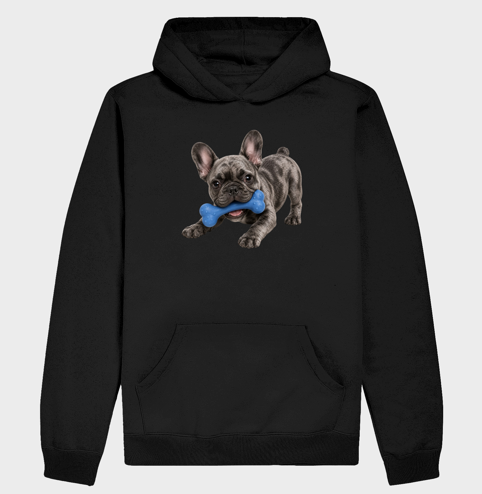 Bulldog (Buldogue) Francês Cinza - Desenho Animado - Imagem 2