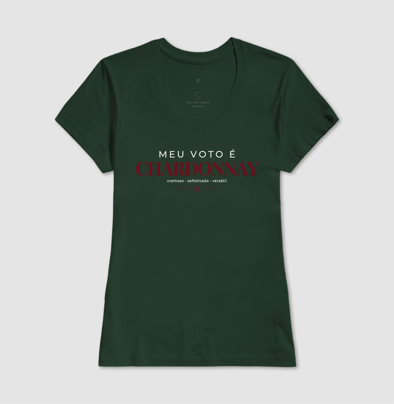 Camiseta Meu Voto é Chardonnay - Imagem 11