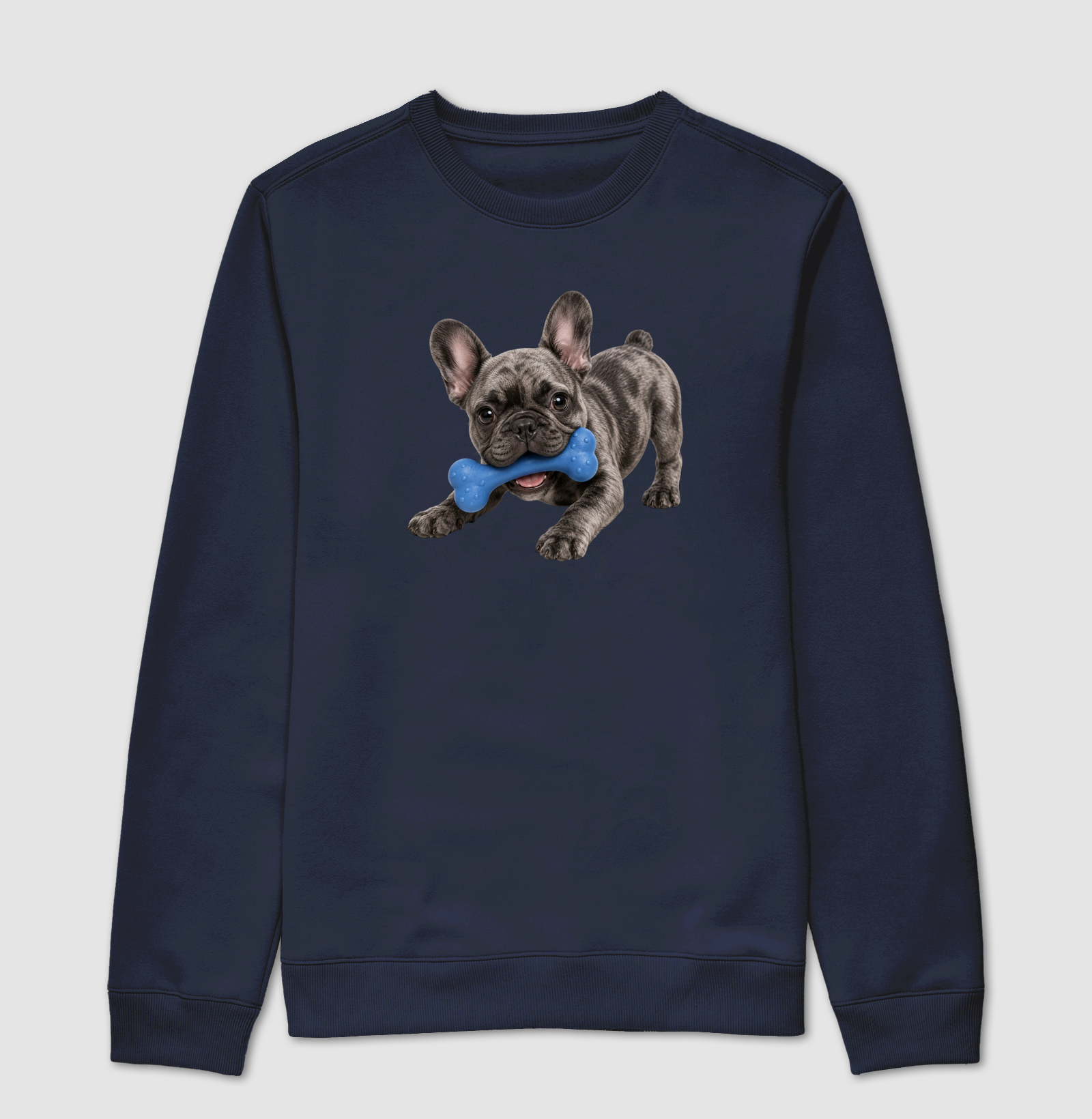 Bulldog (Buldogue) Francês Cinza - Desenho Animado - Imagem 5