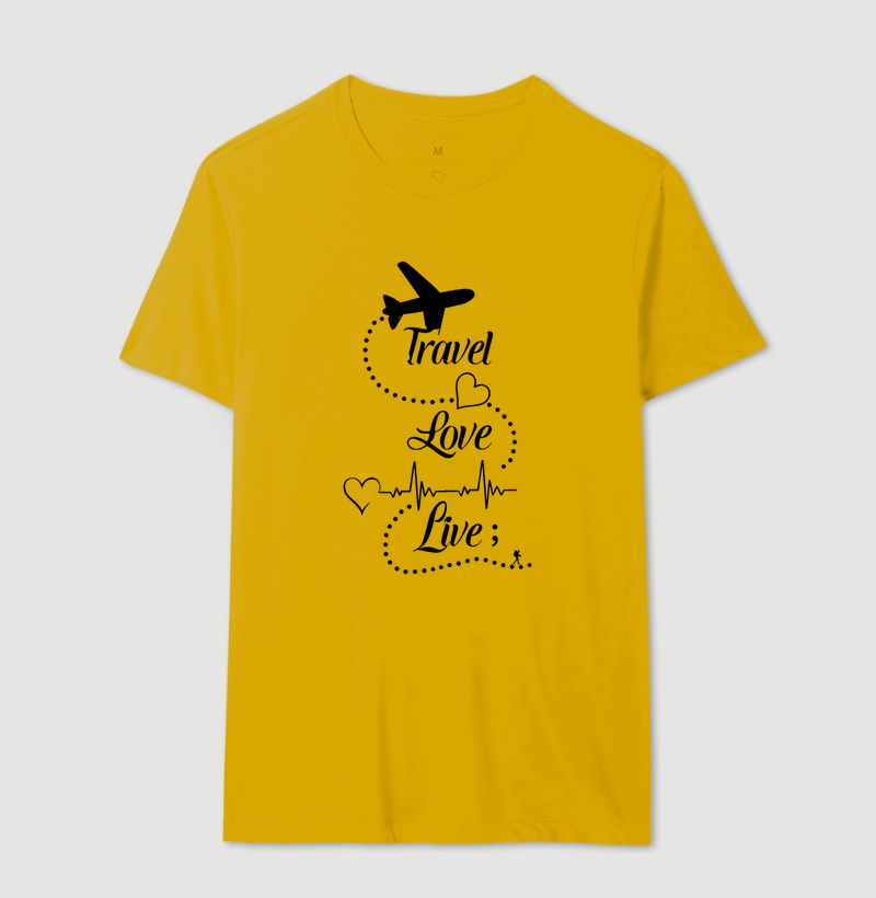 Camiseta Travel Love Live – Estampa de Viagem | Excursionista - Imagem 17