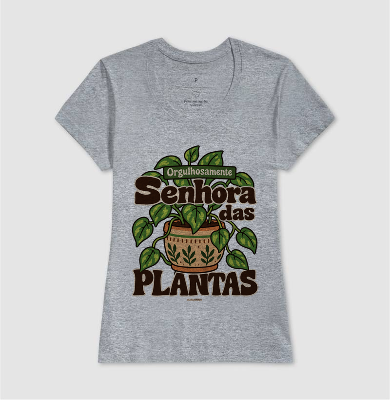 Camiseta Orgulhosamente Senhora das Plantas - Imagem 9