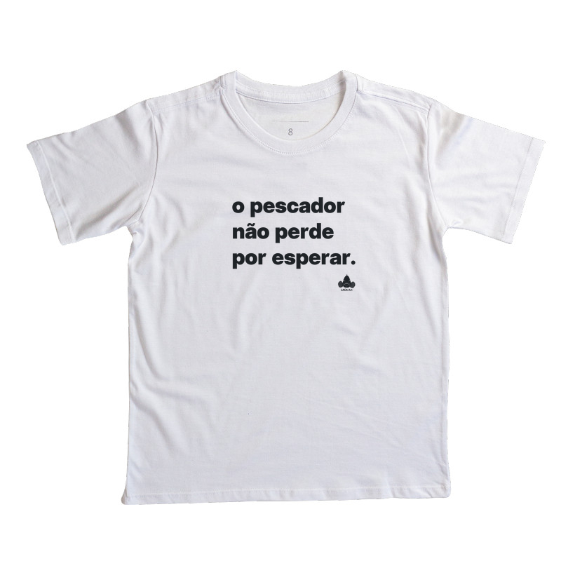 Pescador paciente - Camiseta Infantil