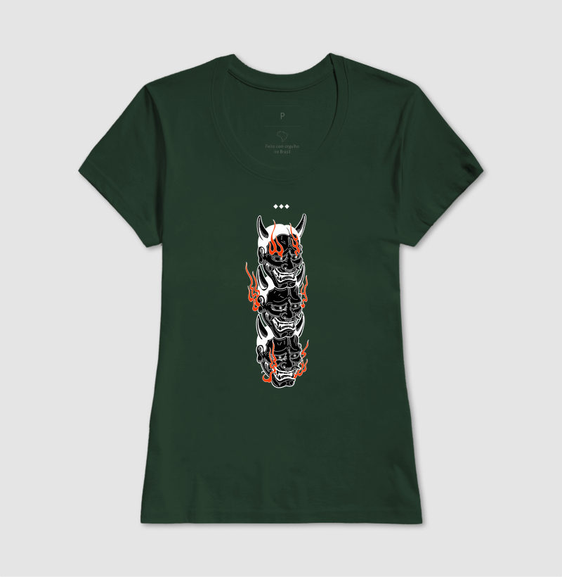 Camiseta Hannya 3 Cabeças - Imagem 11