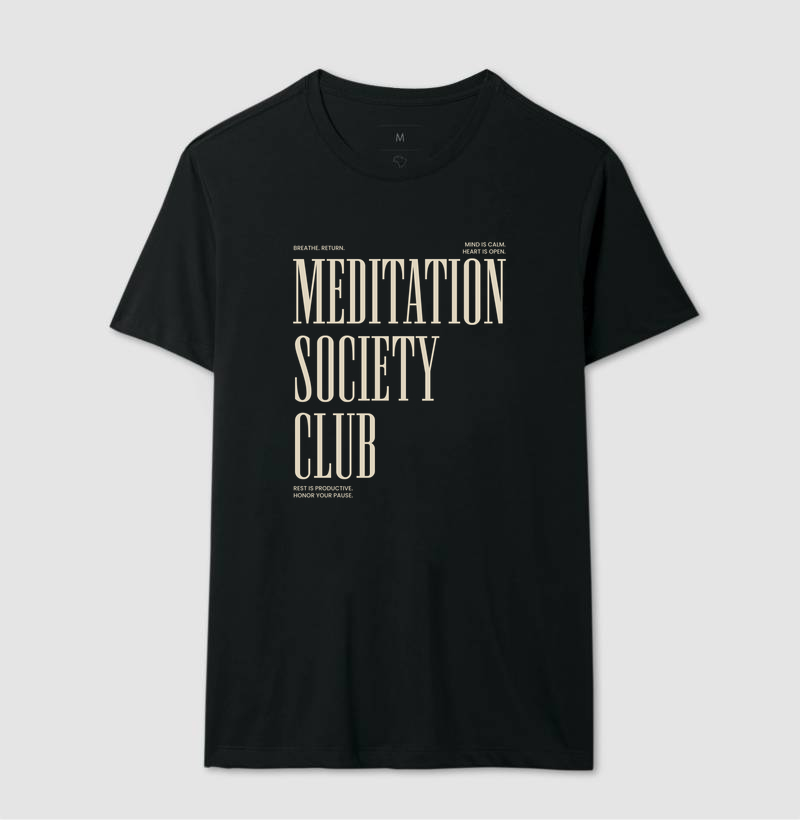 Camiseta - Meditation Society Club - Imagem 4