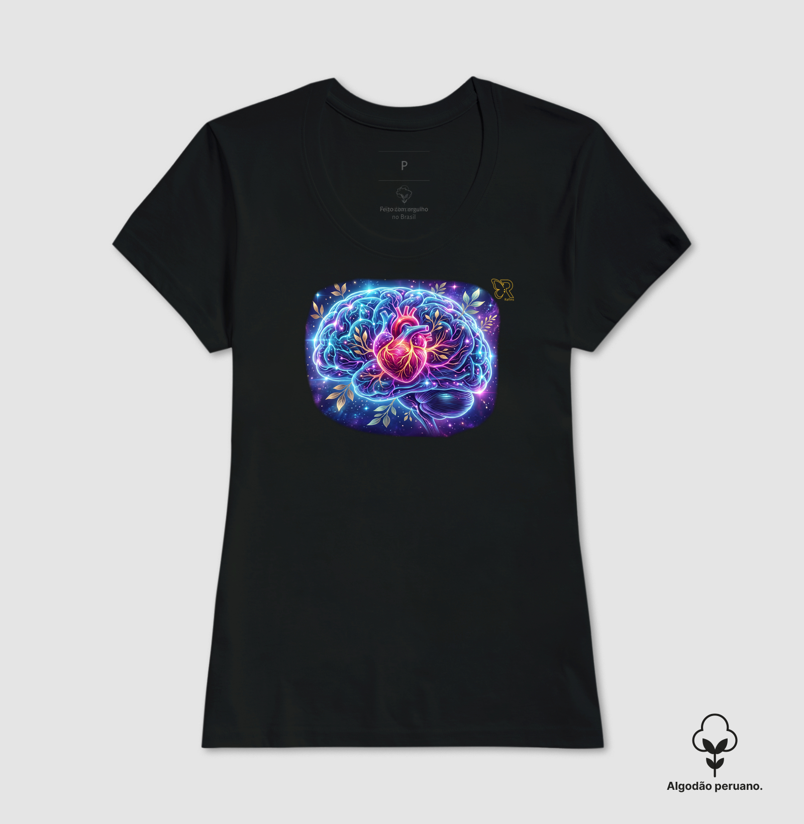 Camiseta Pima - Cuidar da Mente é cuidar da vida - Imagem 3