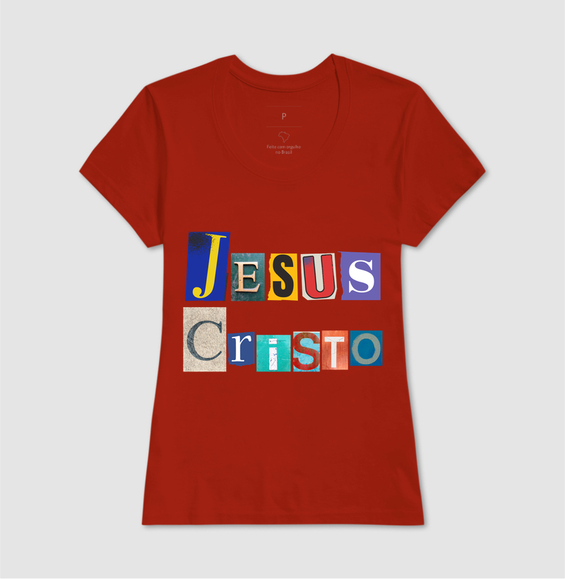 Camiseta Cristã Jesus Cristo Colagem - Imagem 11