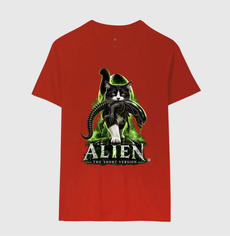 Camiseta Alien – The Short Version Gatos (frajolinha) - Imagem 10
