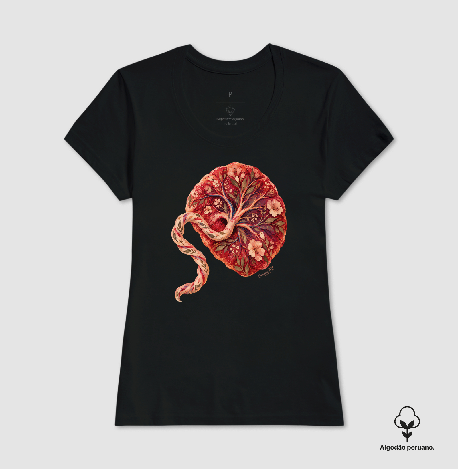 Placenta Árvore da Vida Algodão Peruano - Imagem 6