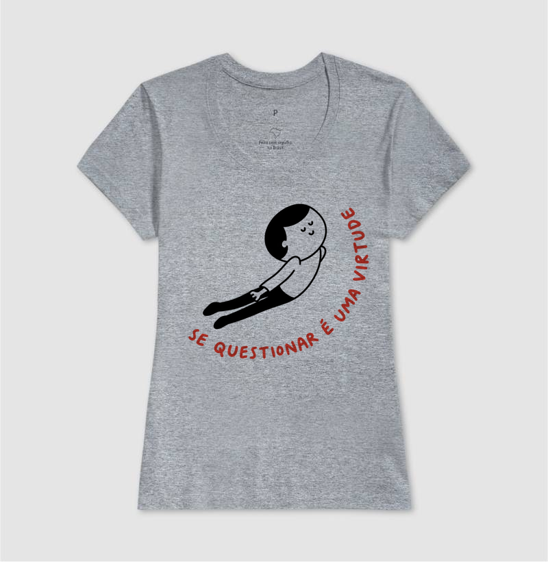 Camiseta Se Questionar É Uma Virtude (estampa G) - Imagem 7