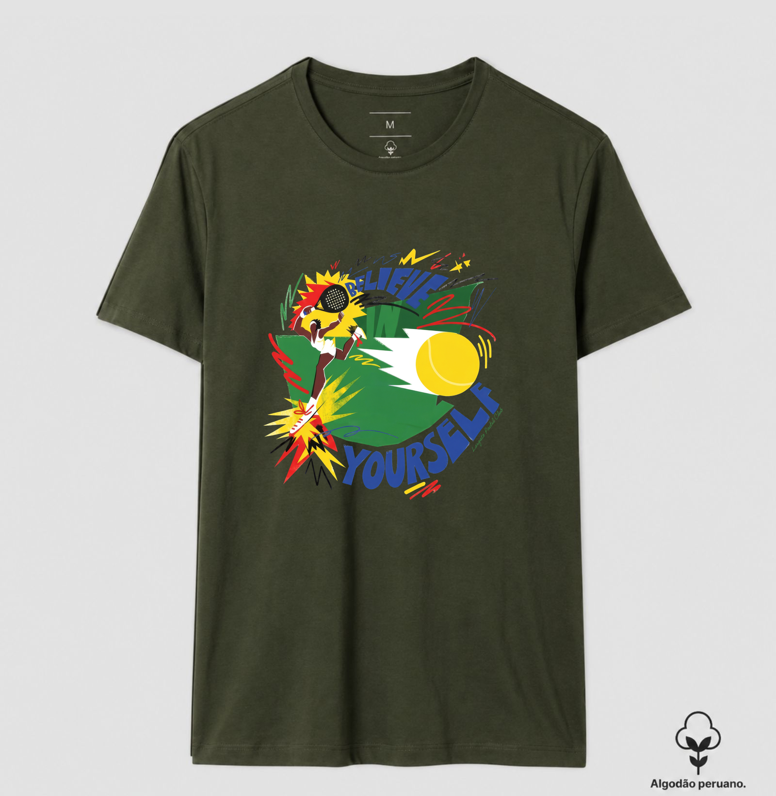 Camiseta Padel Believe In Yourself Retrô - Imagem 7