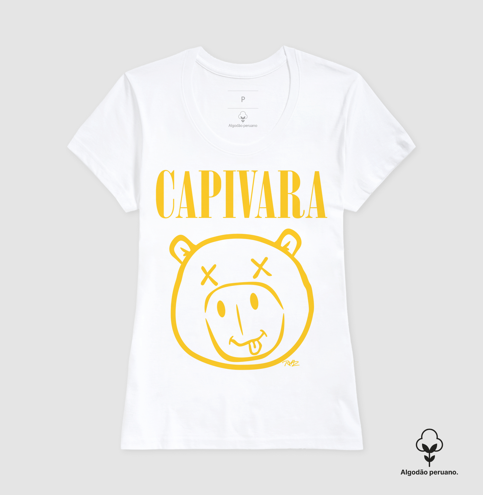 Camiseta Capivara Grunge - Imagem 2
