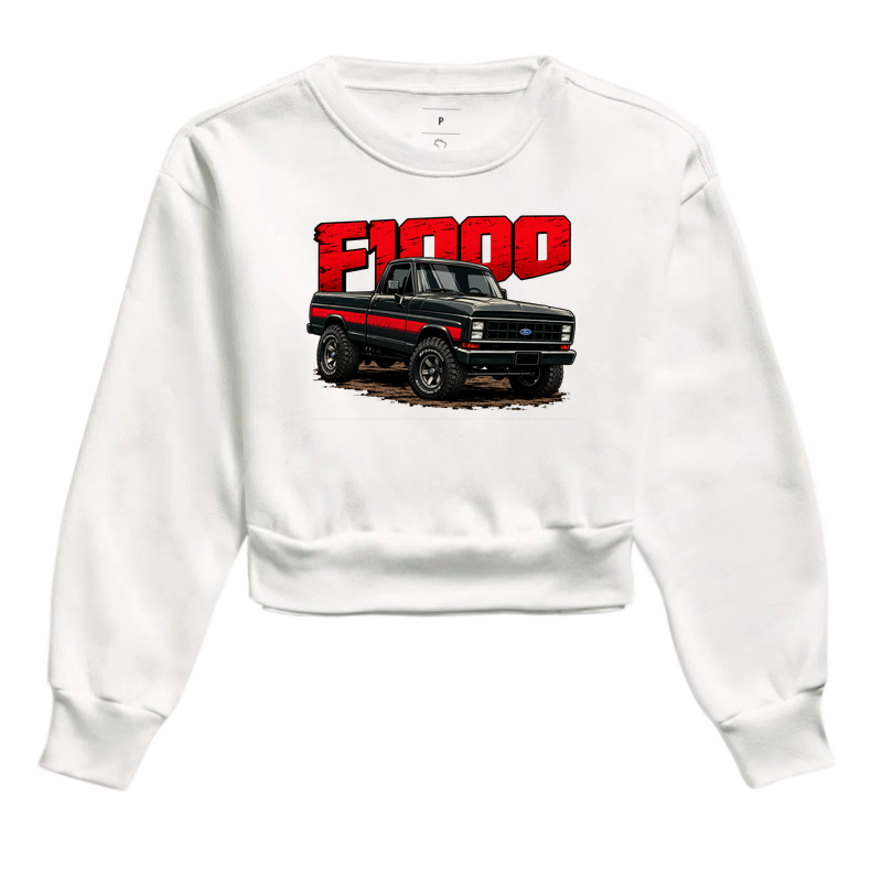 Moletom cropped feminino F1000 - Imagem 6
