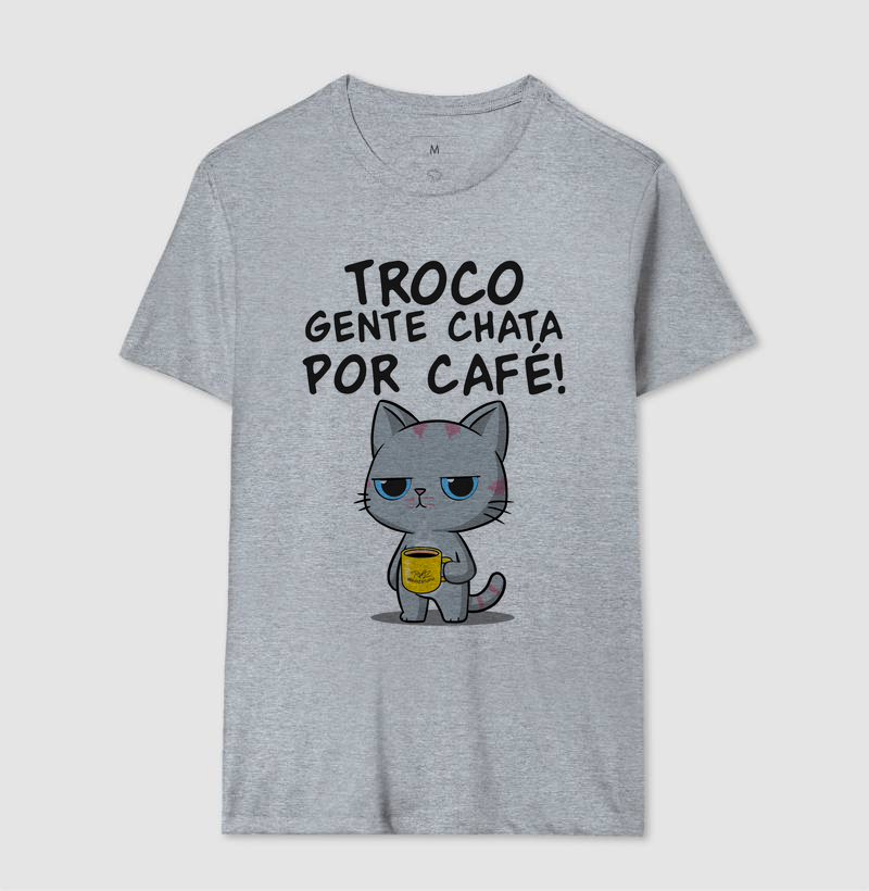 Camiseta Gato Sincero Café - Imagem 8