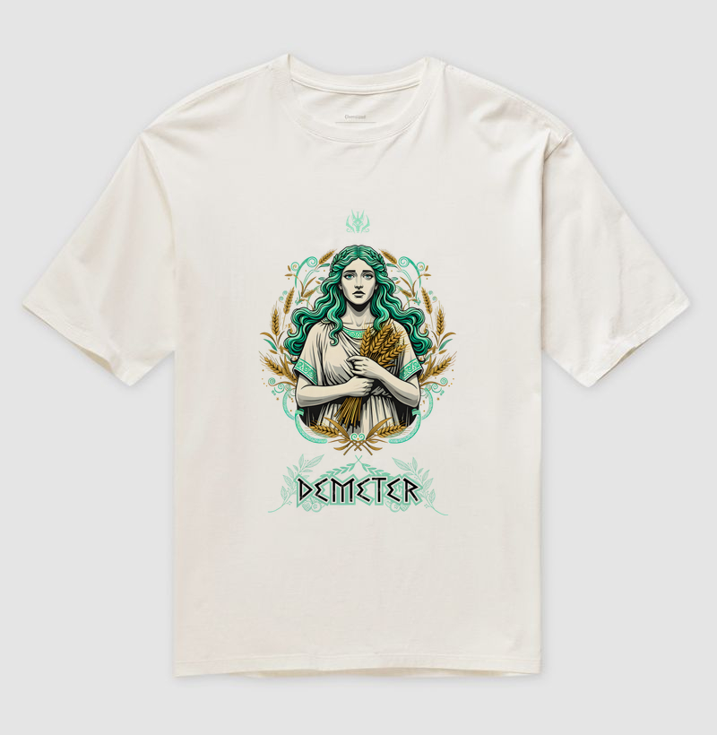 Camiseta Oversized - Demeter (Edição 12 Deuses Olimpianos)