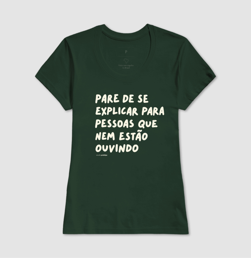 Camiseta Pare de Se Explicar - Imagem 13
