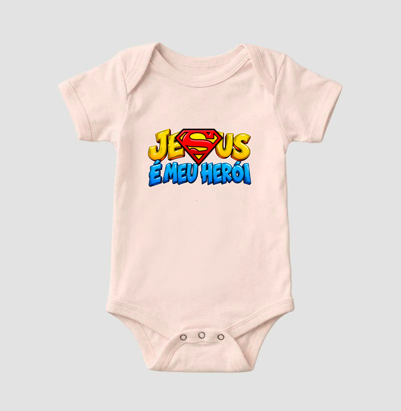 Body Infantil Jesus é meu Super - Imagem 5
