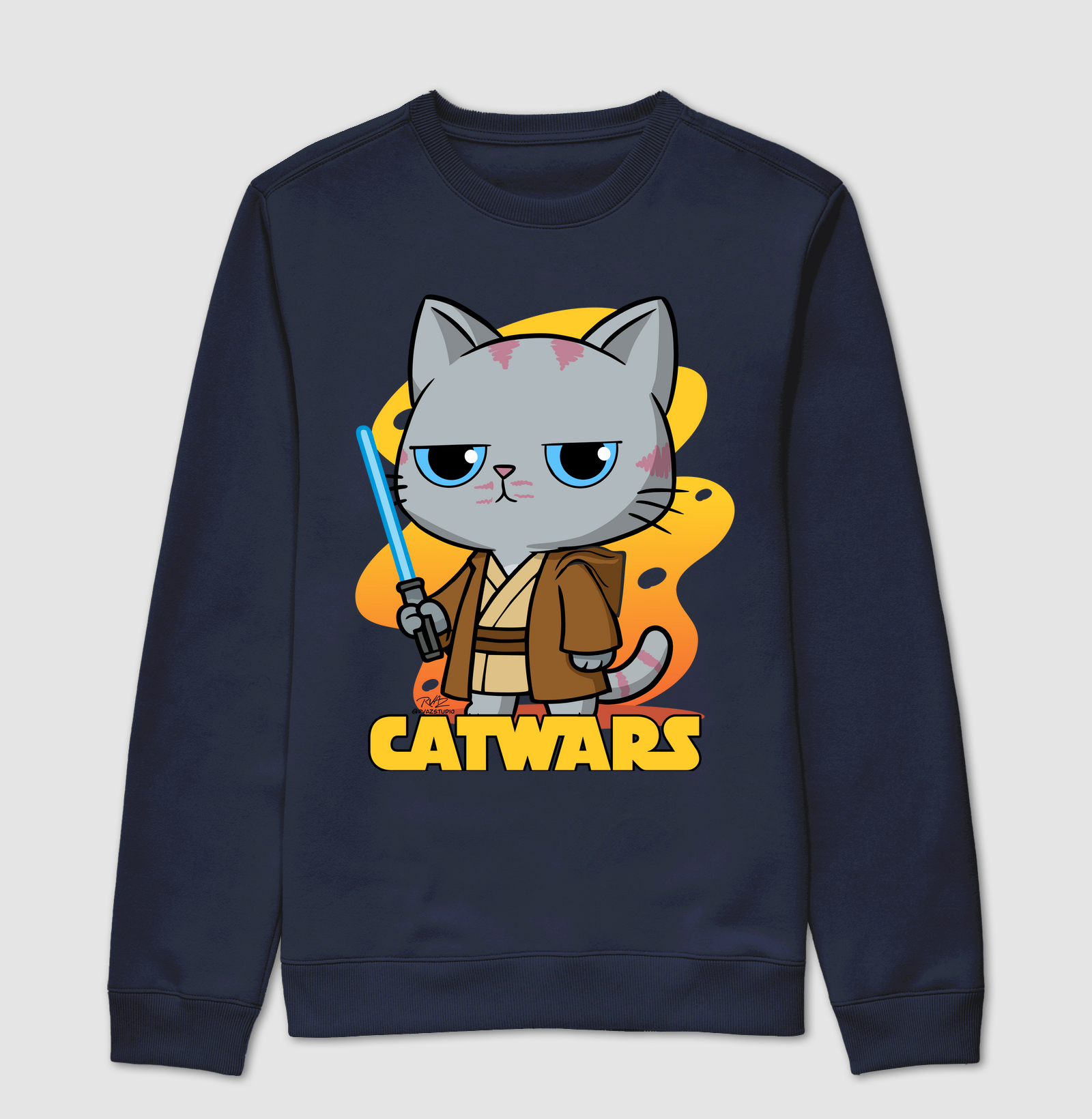Camiseta Gato Sincero Jedi - Imagem 5