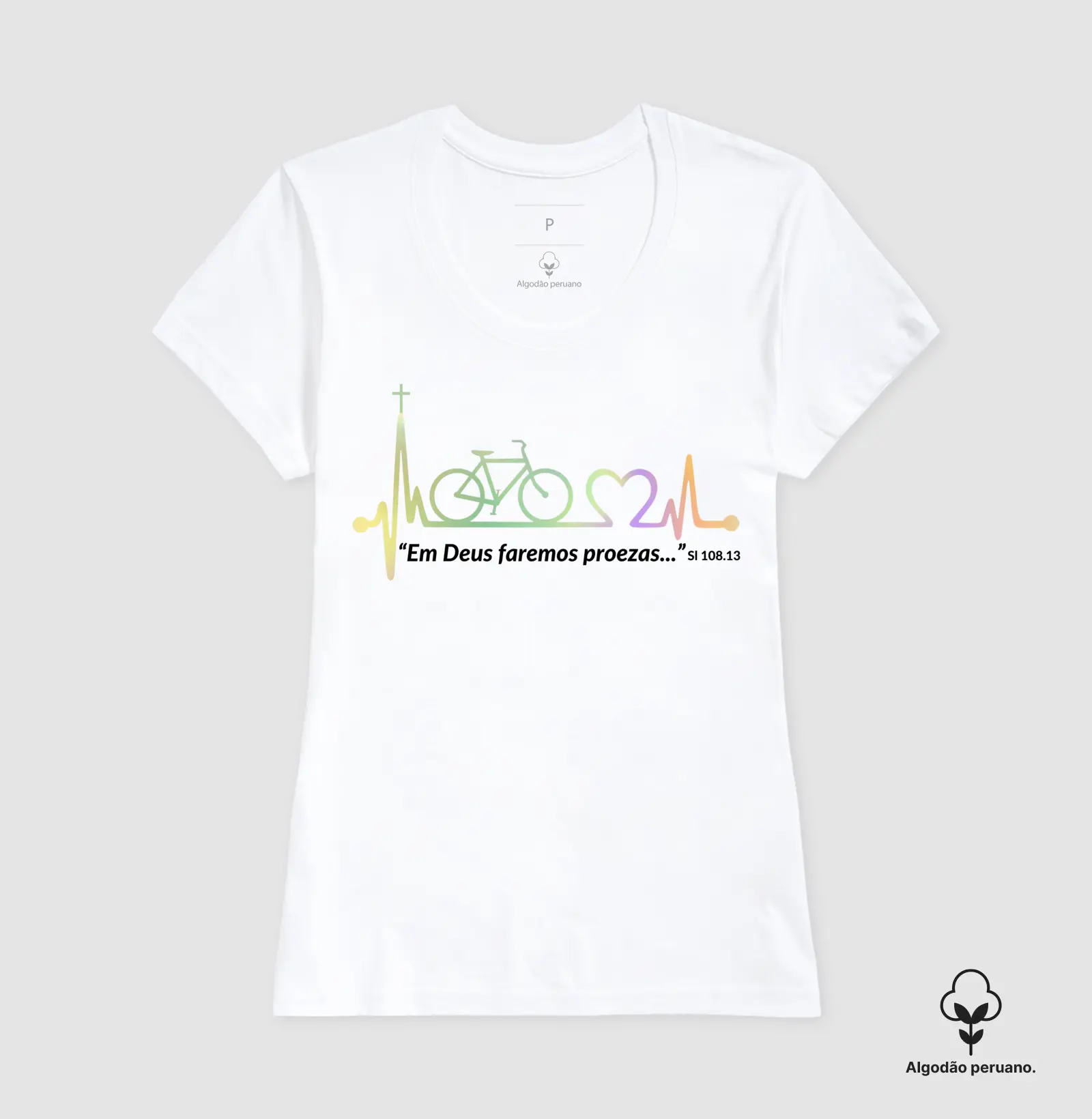 Camiseta Em Deus Faremos Proezas Color - Imagem 3