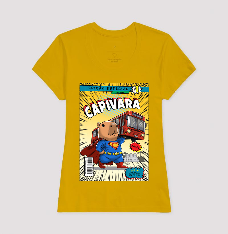 Camiseta Super Capivara - Imagem 15