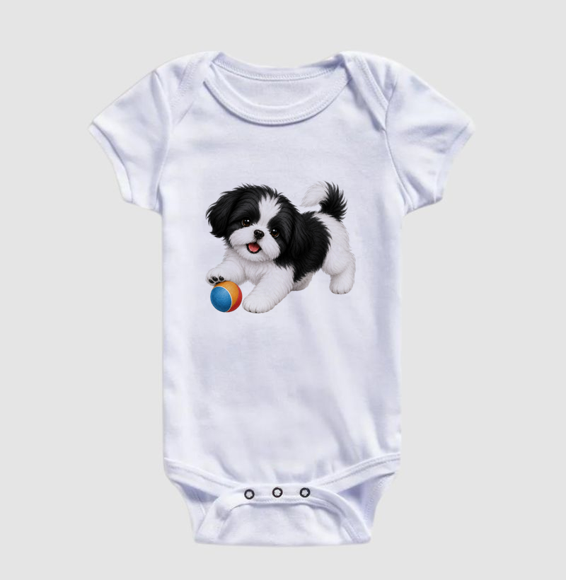 Shih Tzu Preto - Desenho Animado - Imagem 3