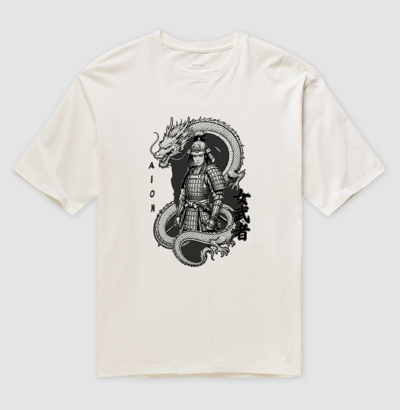 Camiseta Oversized Onna-bugeisha | Gizé — Aion Abstract - Imagem 2