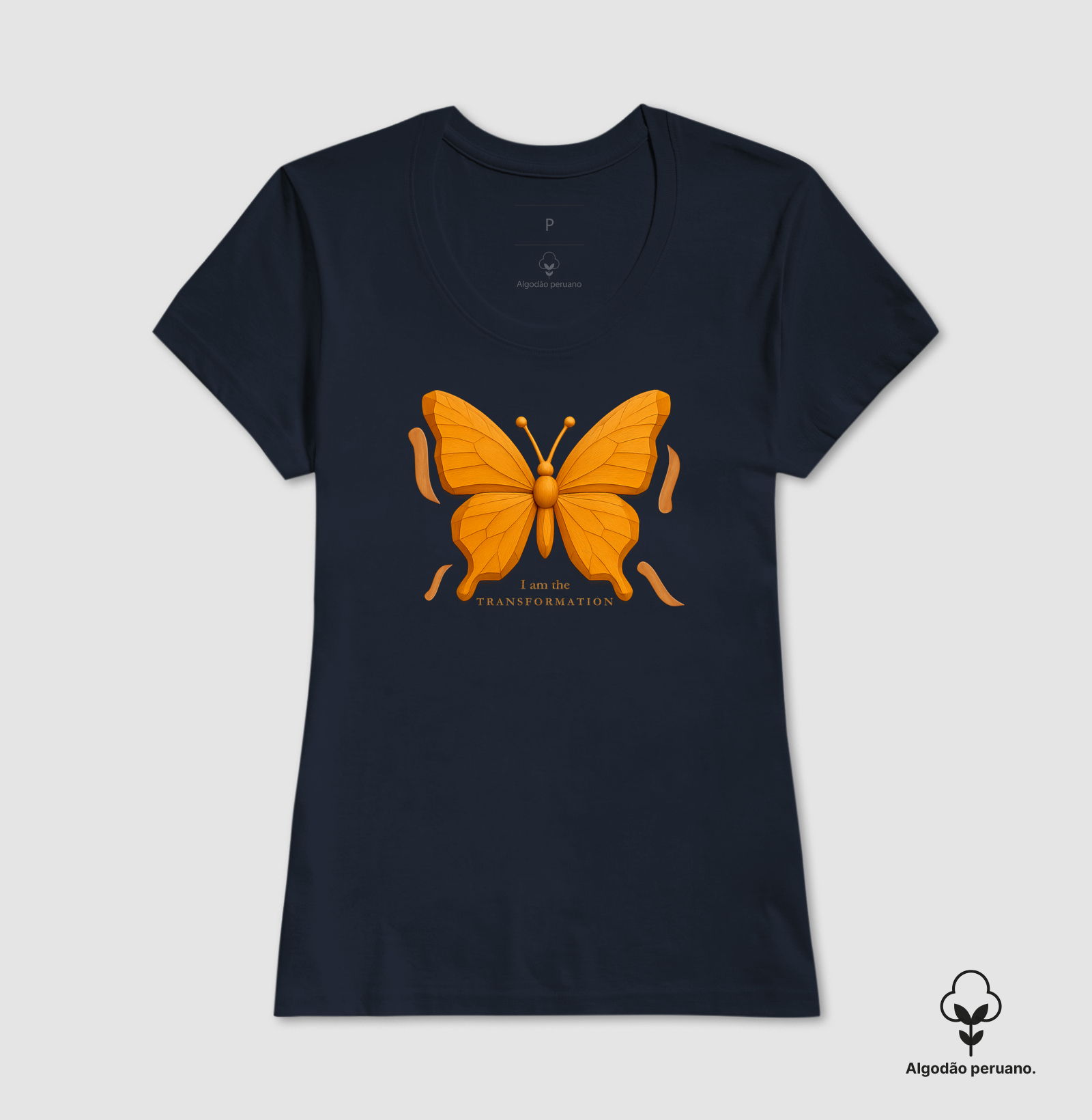 Borboleta Madeira • Transformação (algodão peruano) - Imagem 9