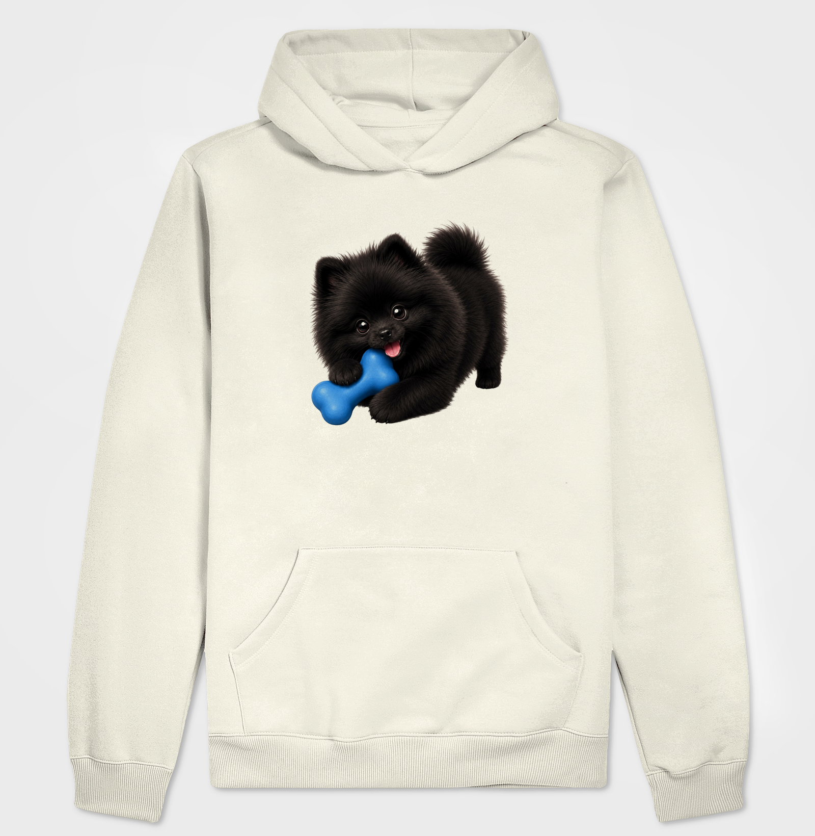 Pomerânia (Spitz Alemão) Preto - Desenho Animado - Imagem 3