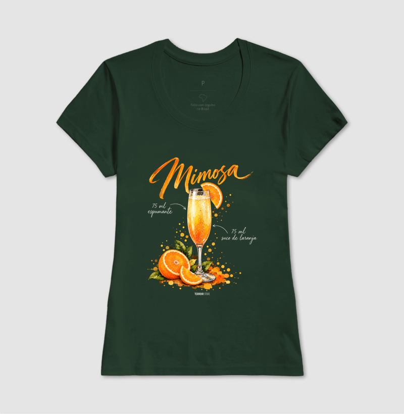 Camiseta Mimosa – Drink com Espumante e Suco de Laranja - Imagem 11