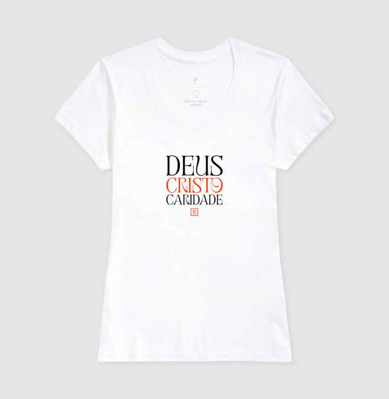 Camiseta Deus, Cristo e Caridade - Imagem 5
