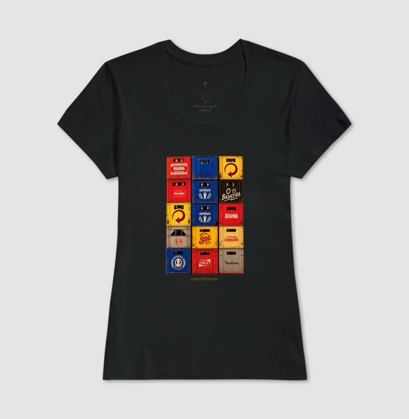 Camiseta Caixas de Cerveja ( O bagaceira )  OxenteWear - Imagem 3