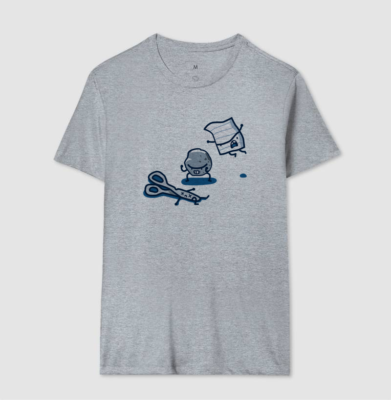 Camiseta Pedra-Papel-Tesoura - Imagem 4