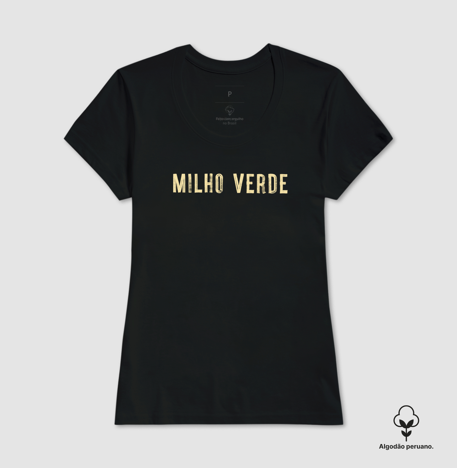 Camiseta Unissex Estampa Milho Verde 100% Algodão - Imagem 7