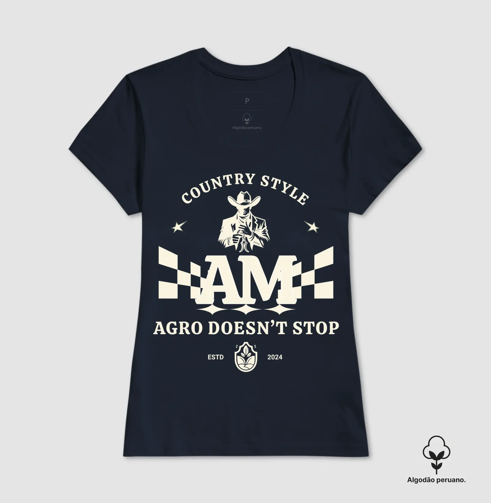 Camiseta Algodão Peruano Agro Mato - Imagem 5