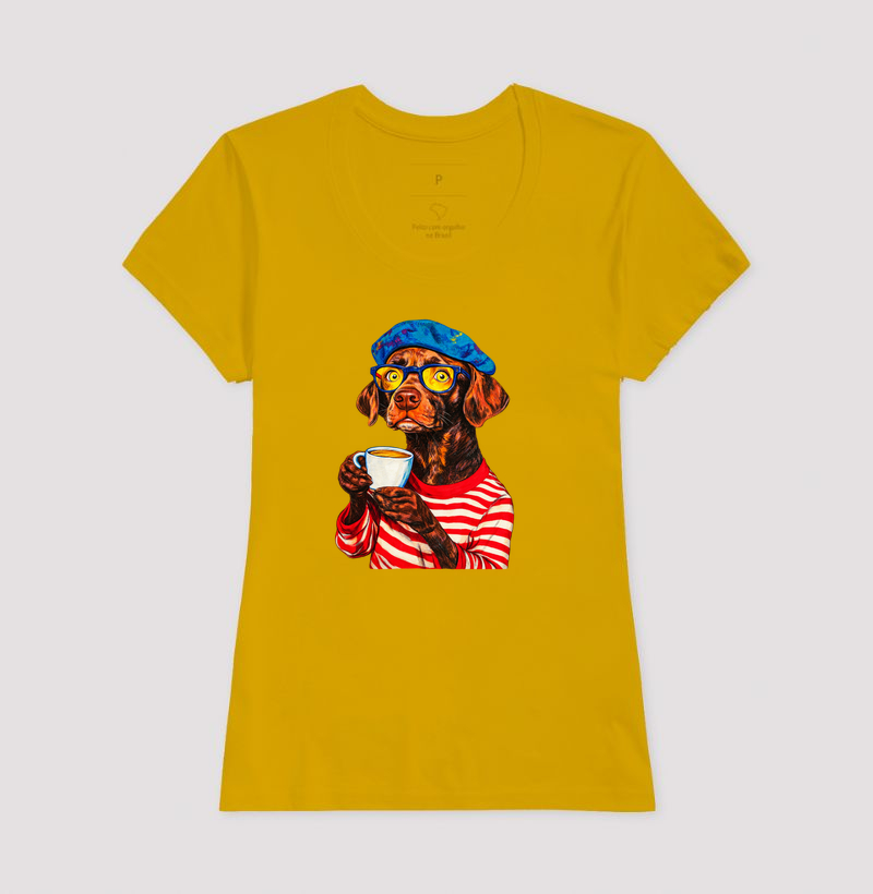 Camiseta Café com Arte - Imagem 5