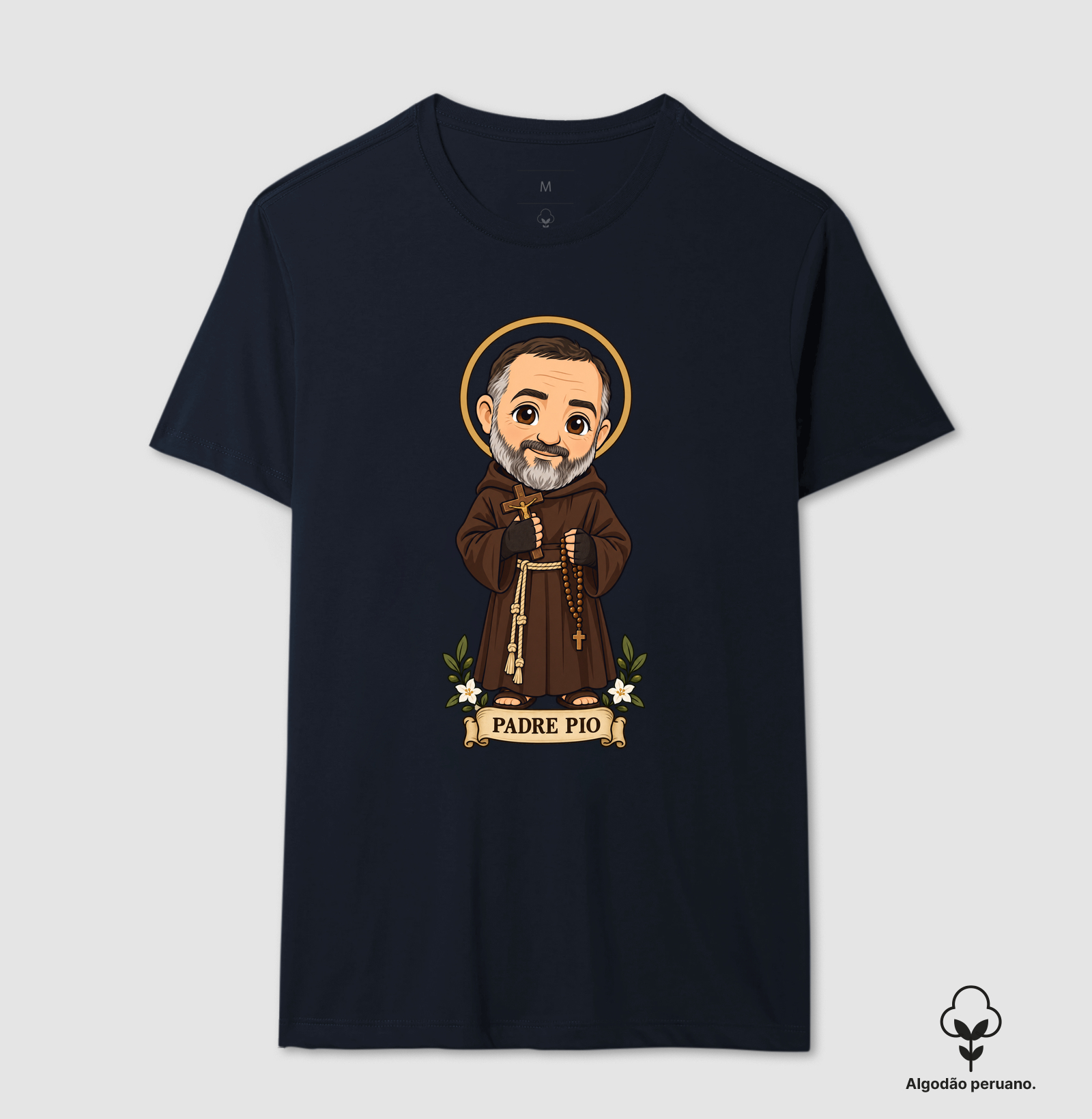 Padre Pio estilo chibi - Imagem 2