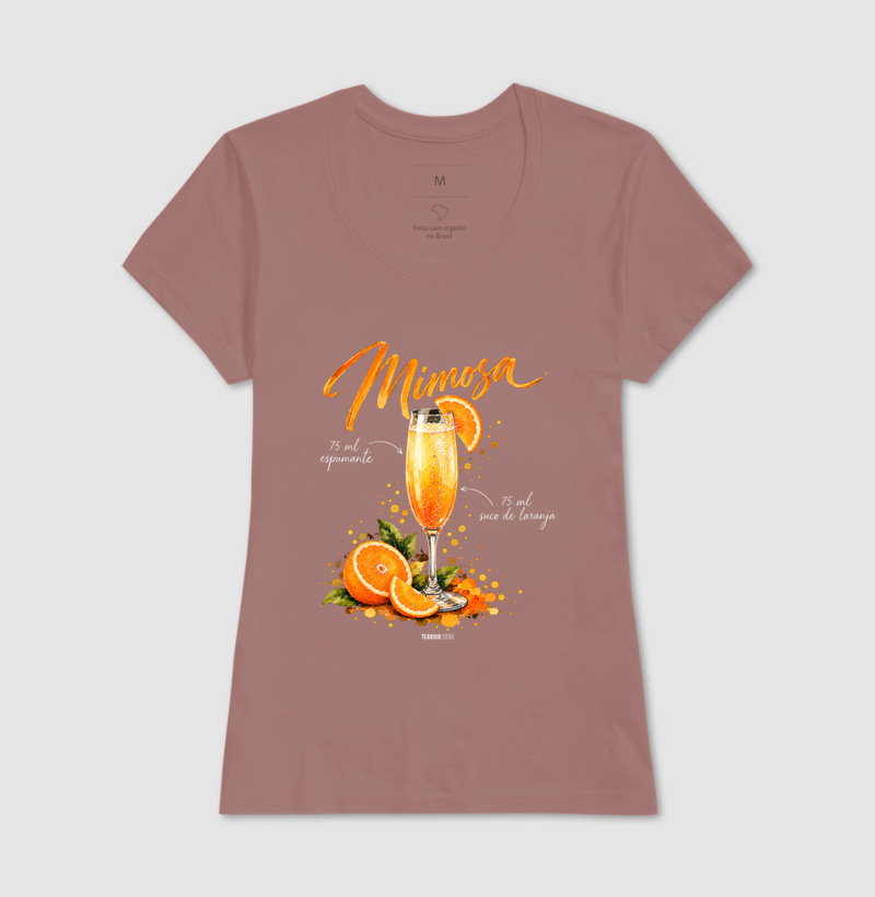 Camiseta Mimosa – Drink com Espumante e Suco de Laranja - Imagem 13