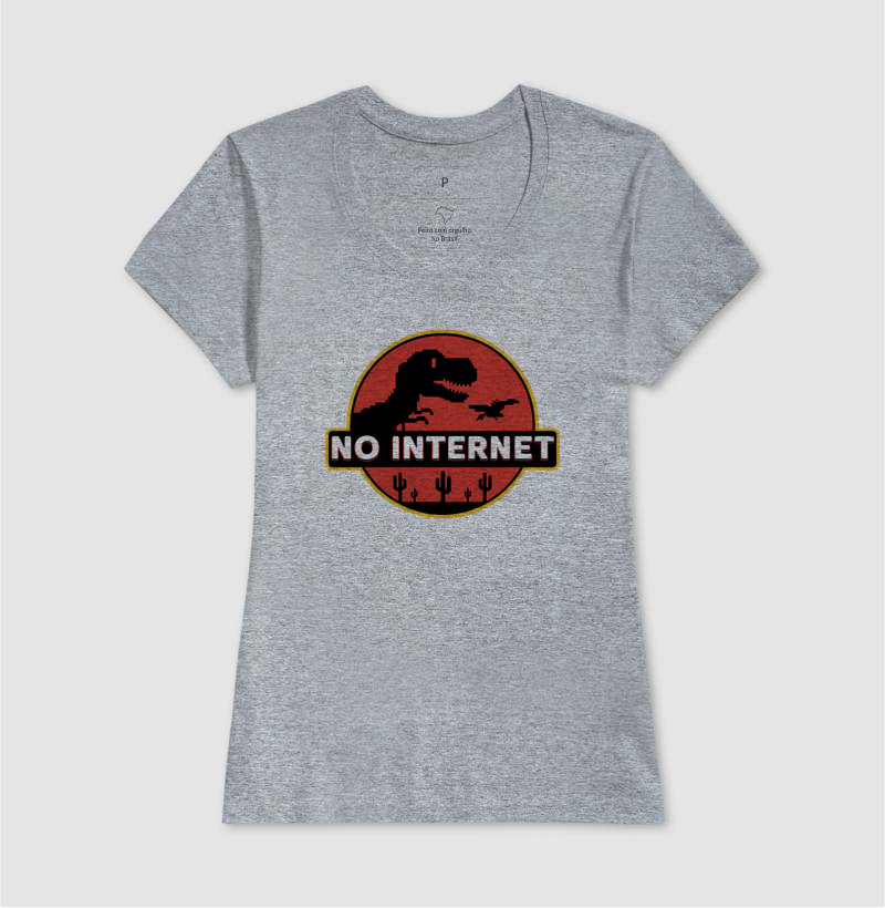 Camiseta Sem Internet - Imagem 9
