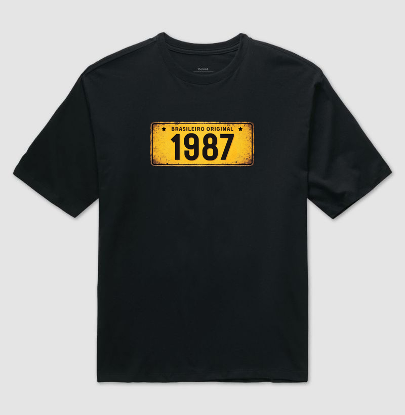 Placa Amarela 1987 - Imagem 2