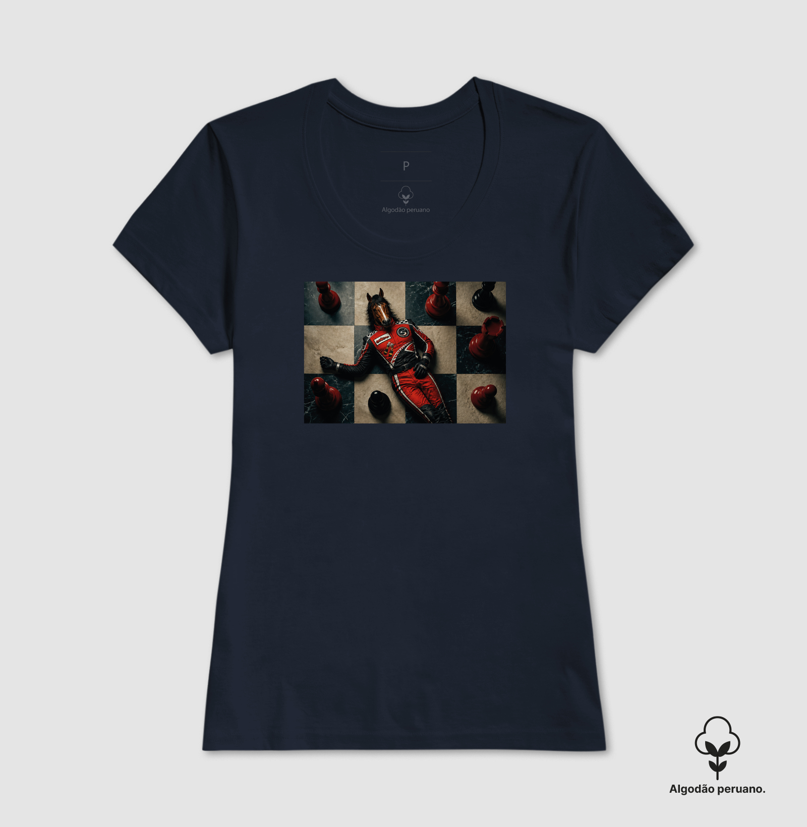 Camiseta Peruana Xeque-Mate (Feminina) - Imagem 6