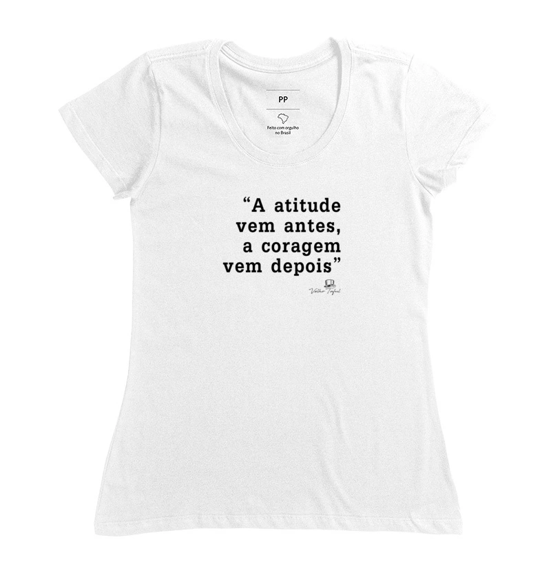 Camiseta Atitude e Coragem - Imagem 5