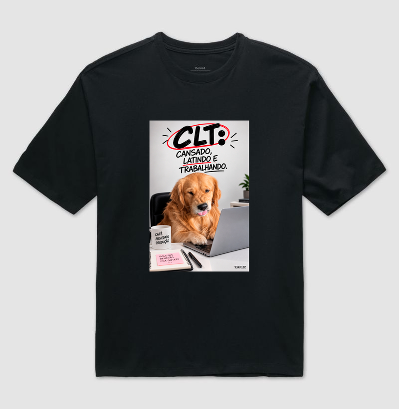 🐶💻 CLT — Cansado, Latindo e Trabalhando! | Golden Retriever Edition ☕🐾 - Imagem 2