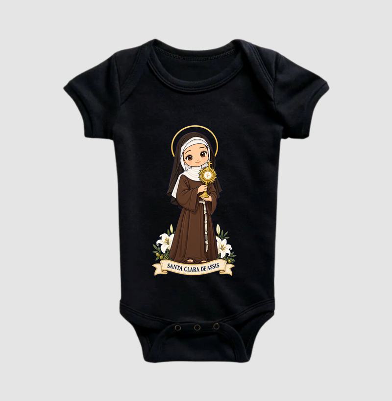 Santa Clara de Assis estilo chibi - Imagem 2